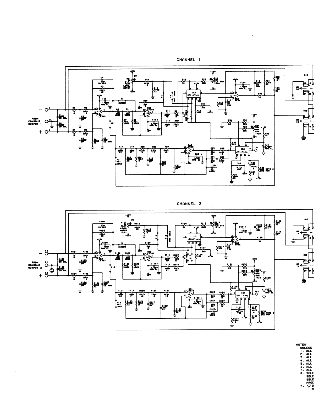 dbx 942 Schematic