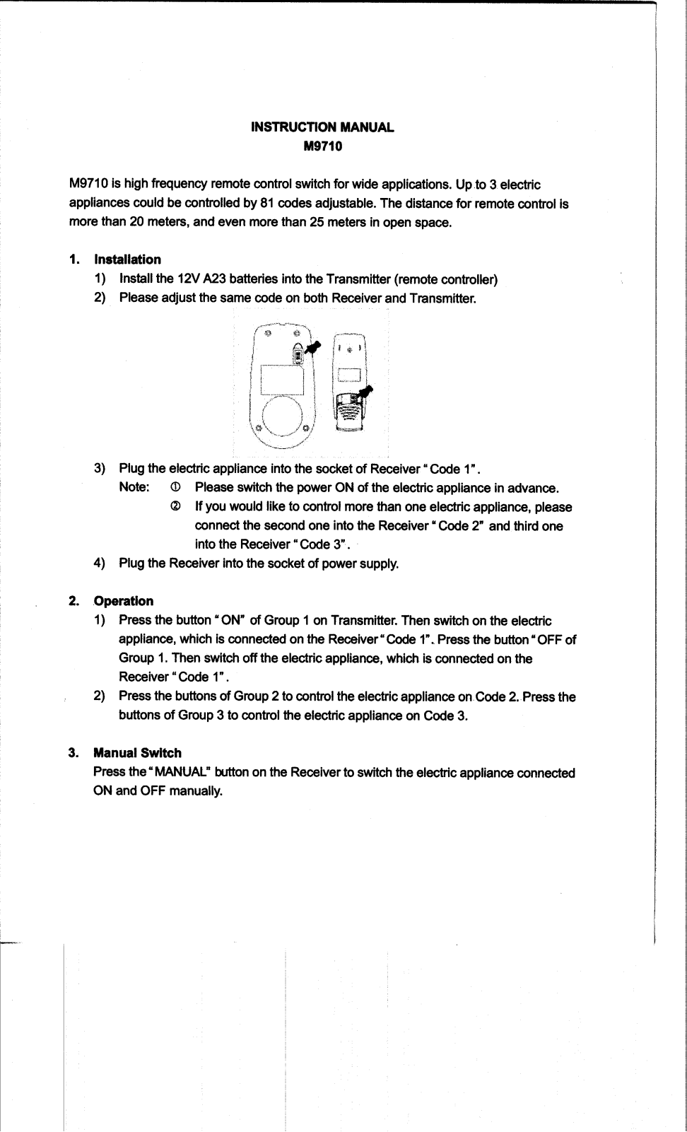 Ming Jong Technologies Co M9710 User Manual