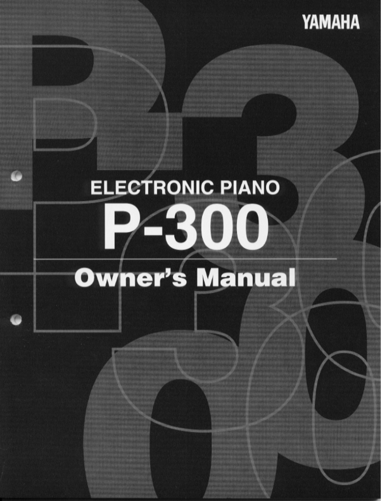 Yamaha P300E User Manual