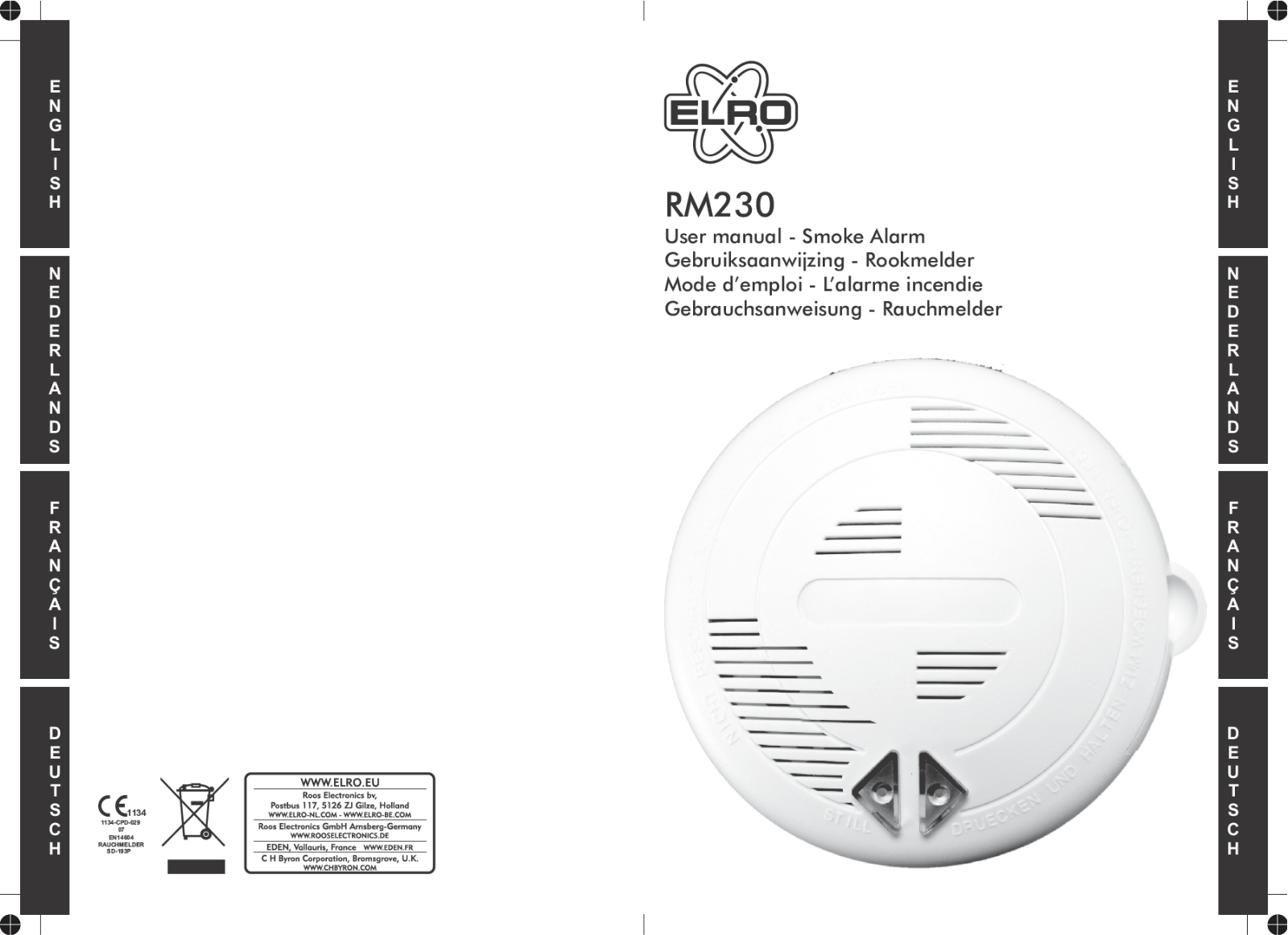 Elro RM230 User Manual