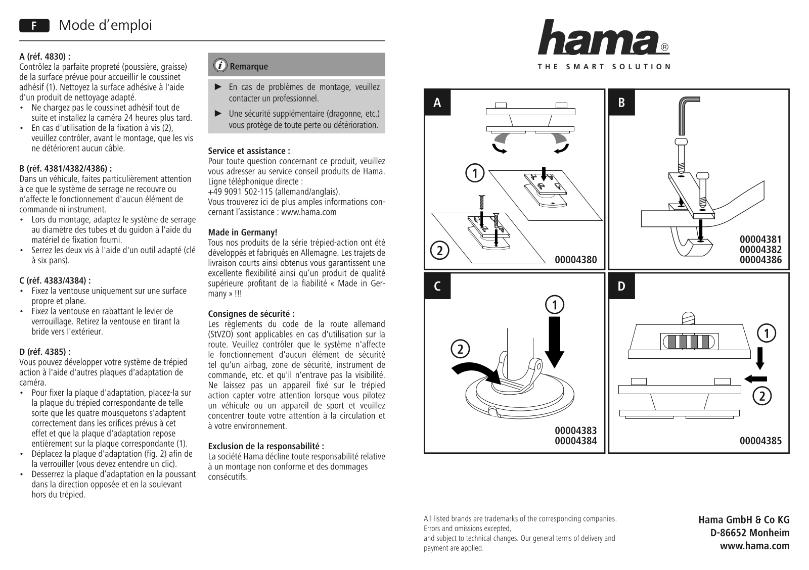 Hama TF14 Service Manual