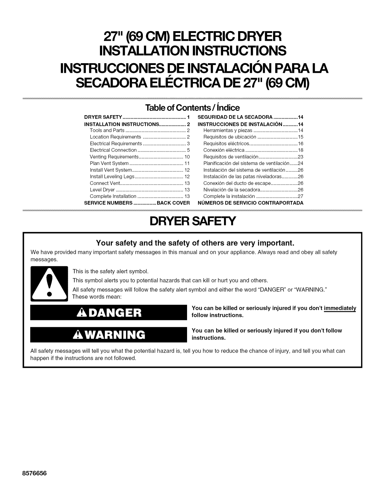 Kenmore 11068722700, 11068732700, 11068822700, 11068832700, 11068837700 Installation Guide - ManualMachine.com
