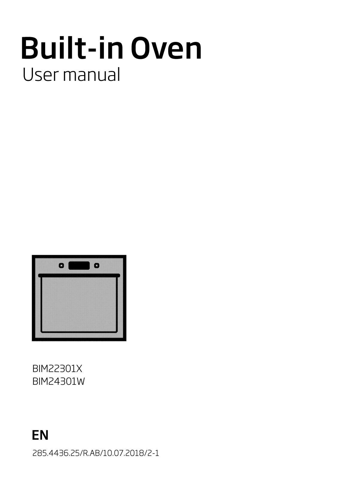 Beko BIM22301X, BIM24301W User manual