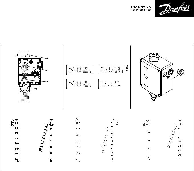 Danfoss RT 103, RT 140, RT 141 Installation guide