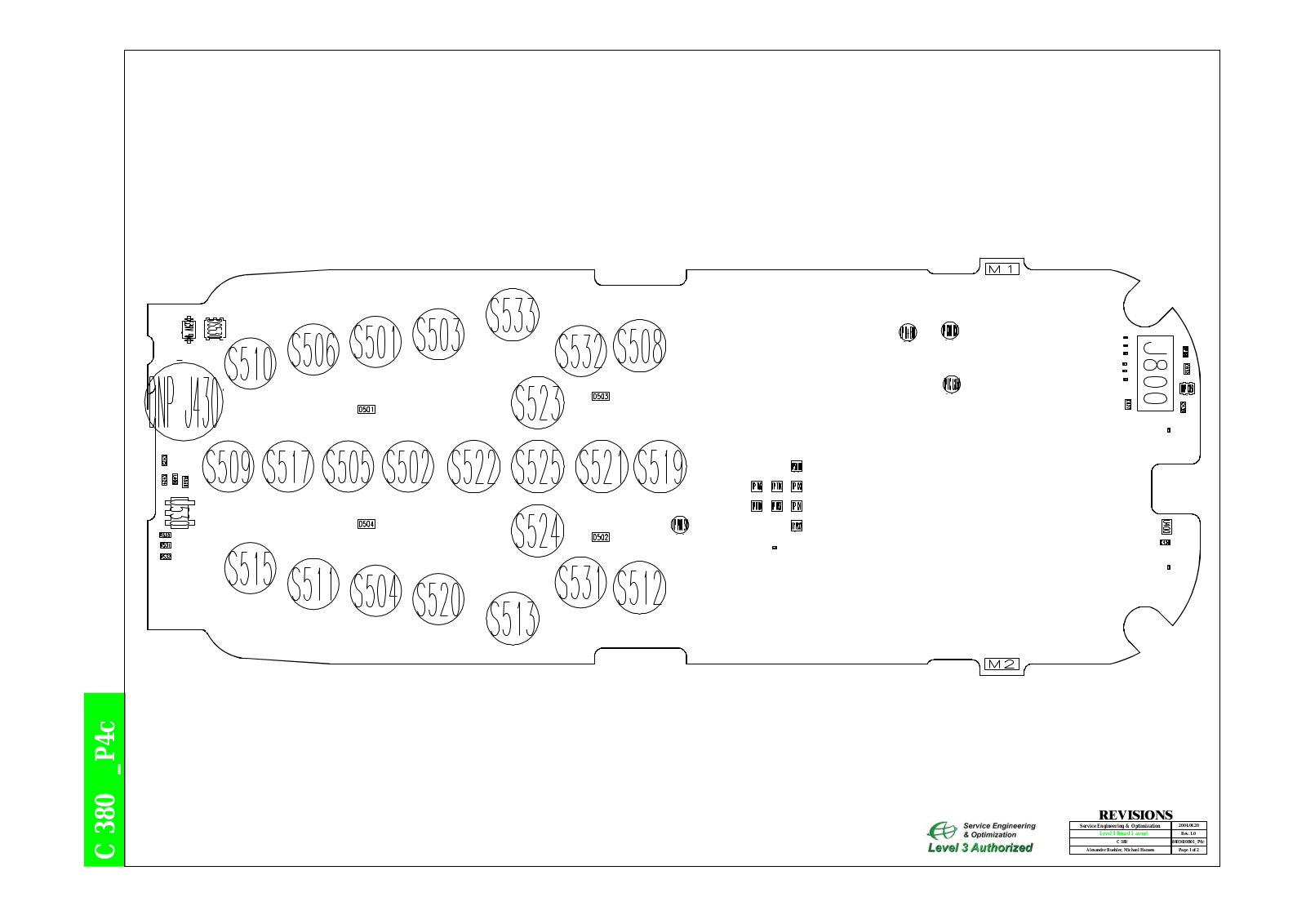 Motorola C380 Schematics