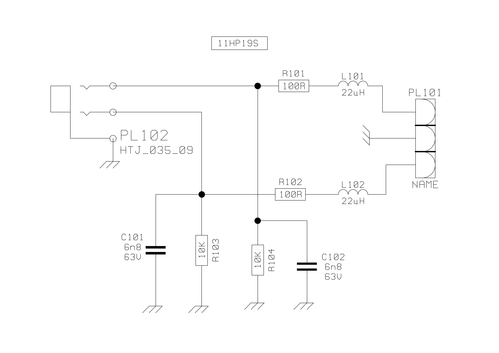 Vestel 11HP19S schematic