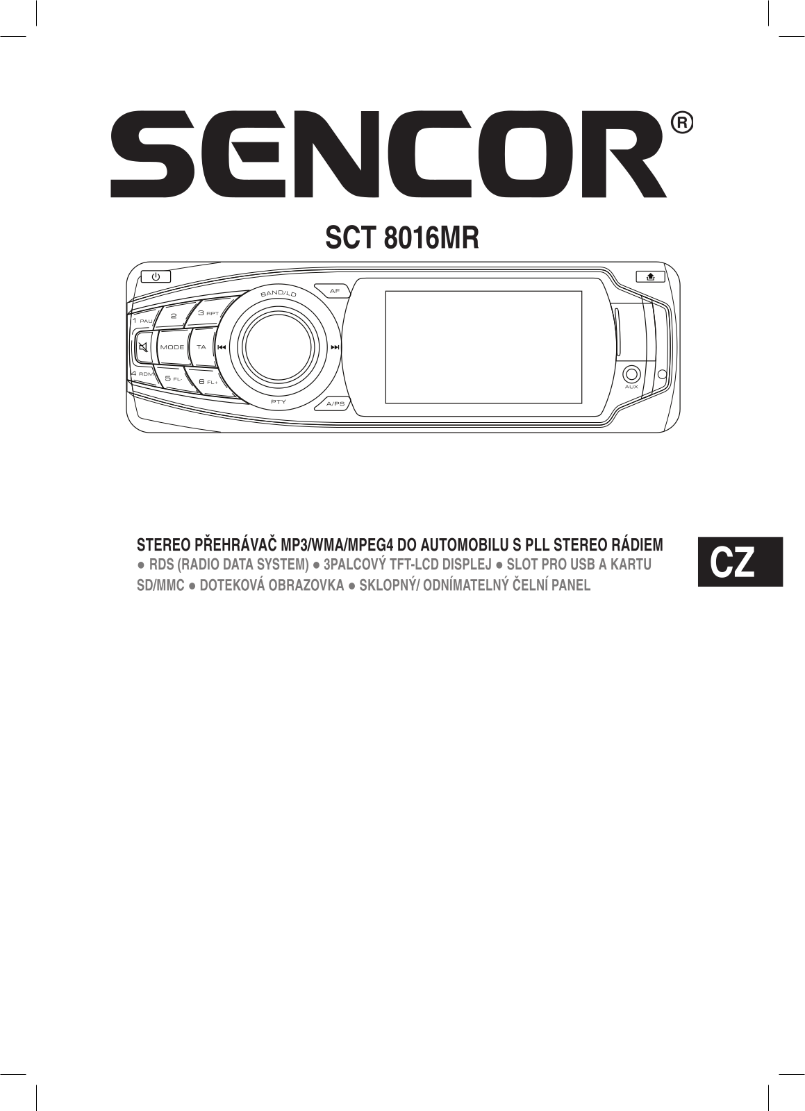 Sencor SCT 8016MR User Manual