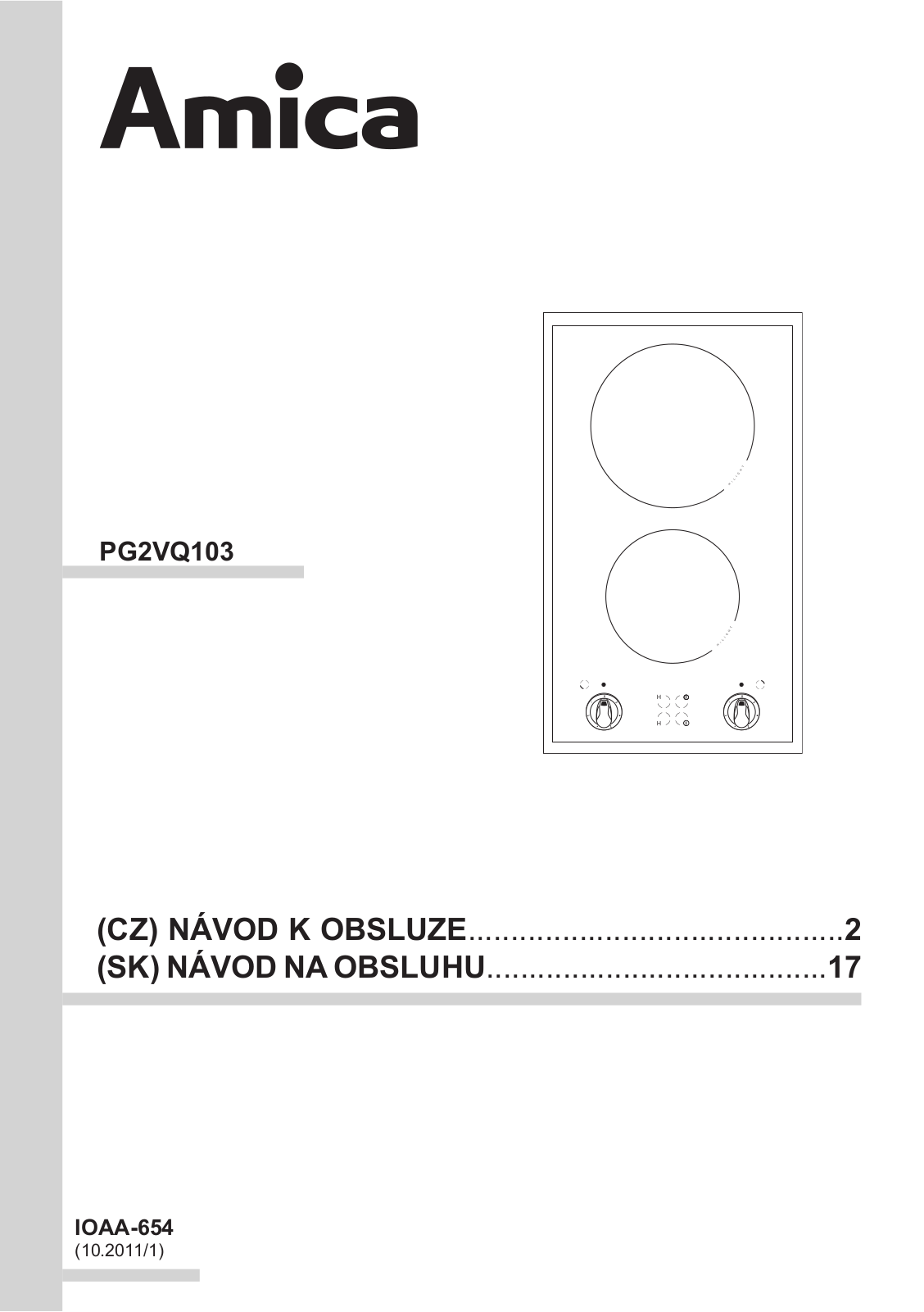 Amica PH3200PG User Manual