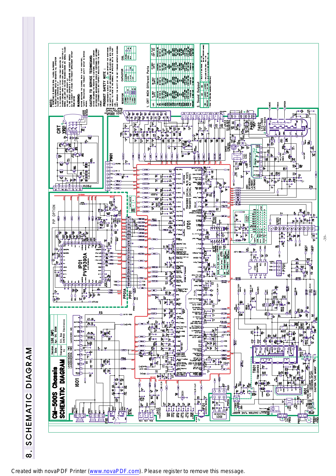 Daewoo CM-500S Service Manual