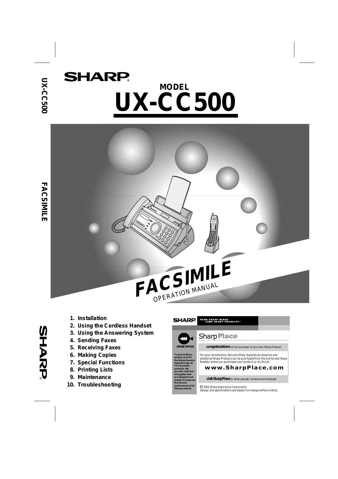 West Bend Back to Basics UX-CC500 User Manual