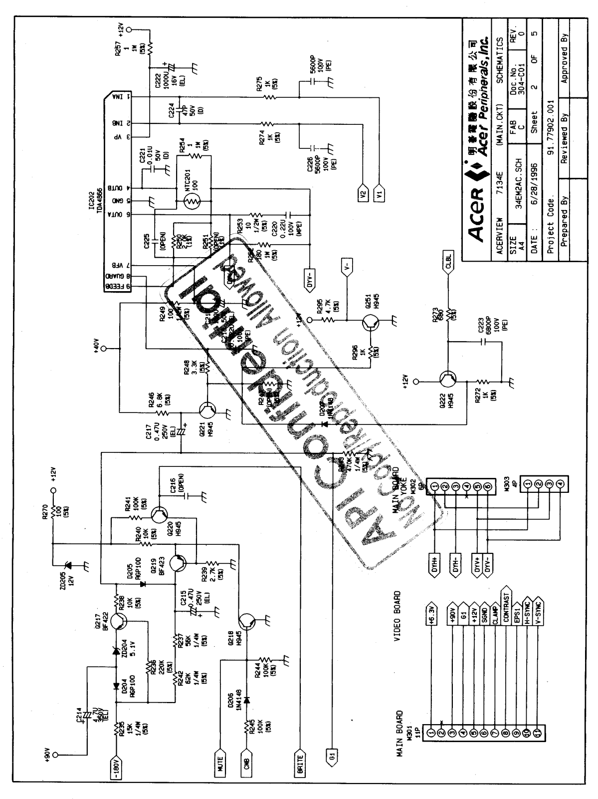 Acer 7134EL-1, 7134EL-2 Schematic