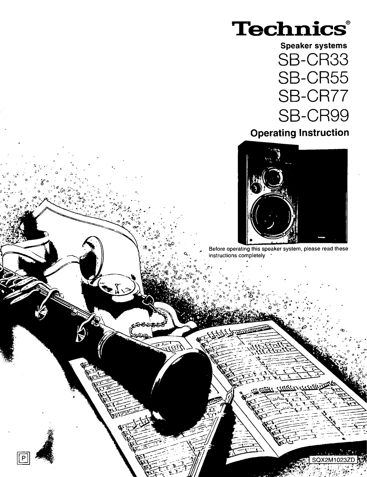Panasonic SB-CR99, SB-CR77, SB-CR55 User Manual