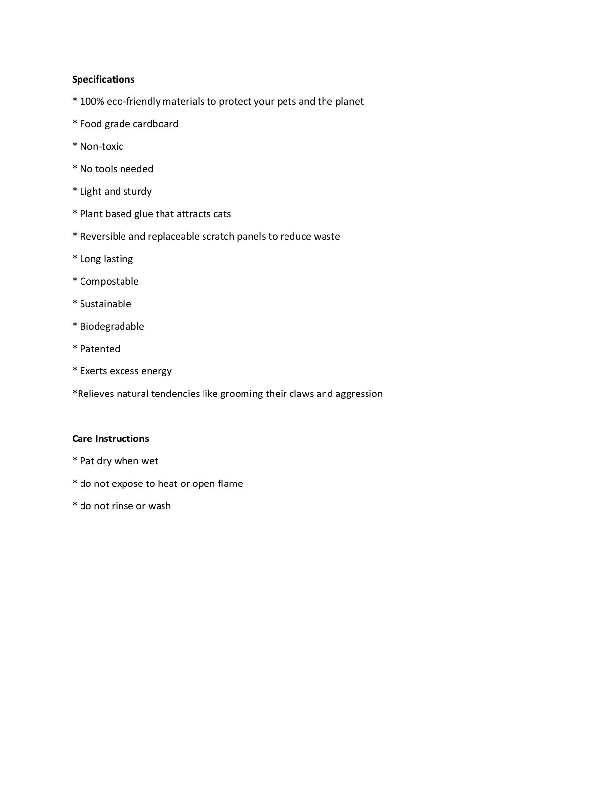 Petique W002998653 Specifications - ManualMachine.com