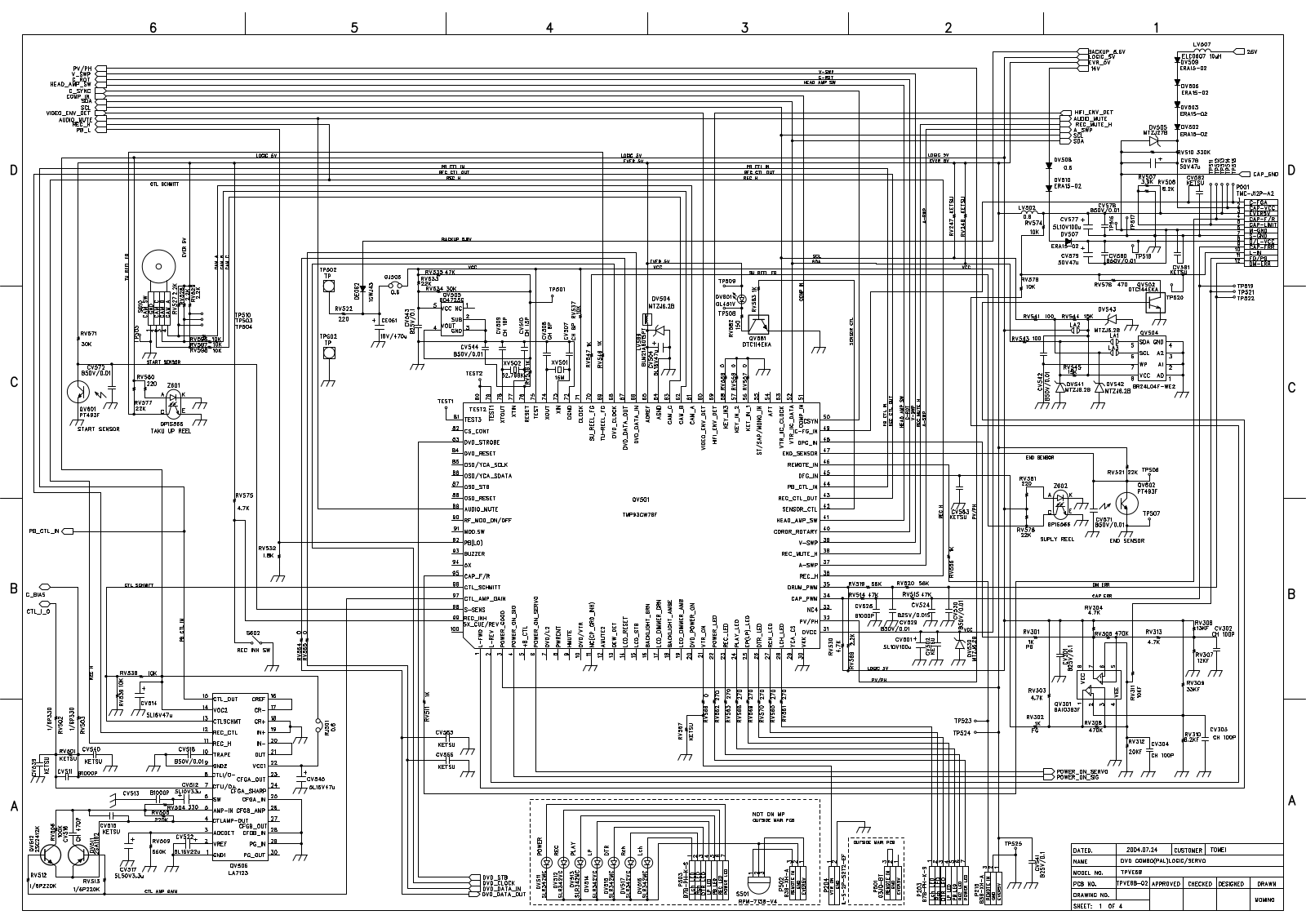 BBK DW9916S Schematic