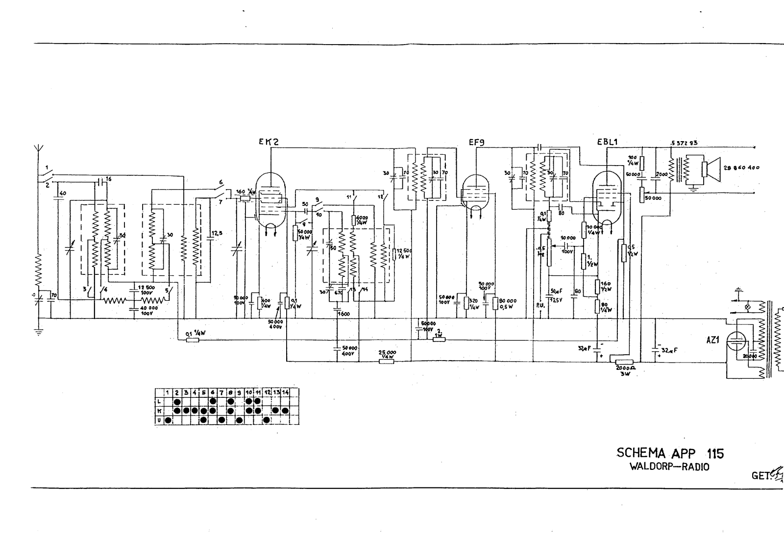 Waldorp 115 schematic