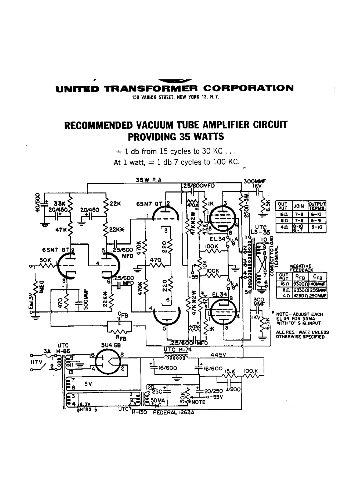 Other W Williamson-UTC35W Schematic - ManualMachine.com
