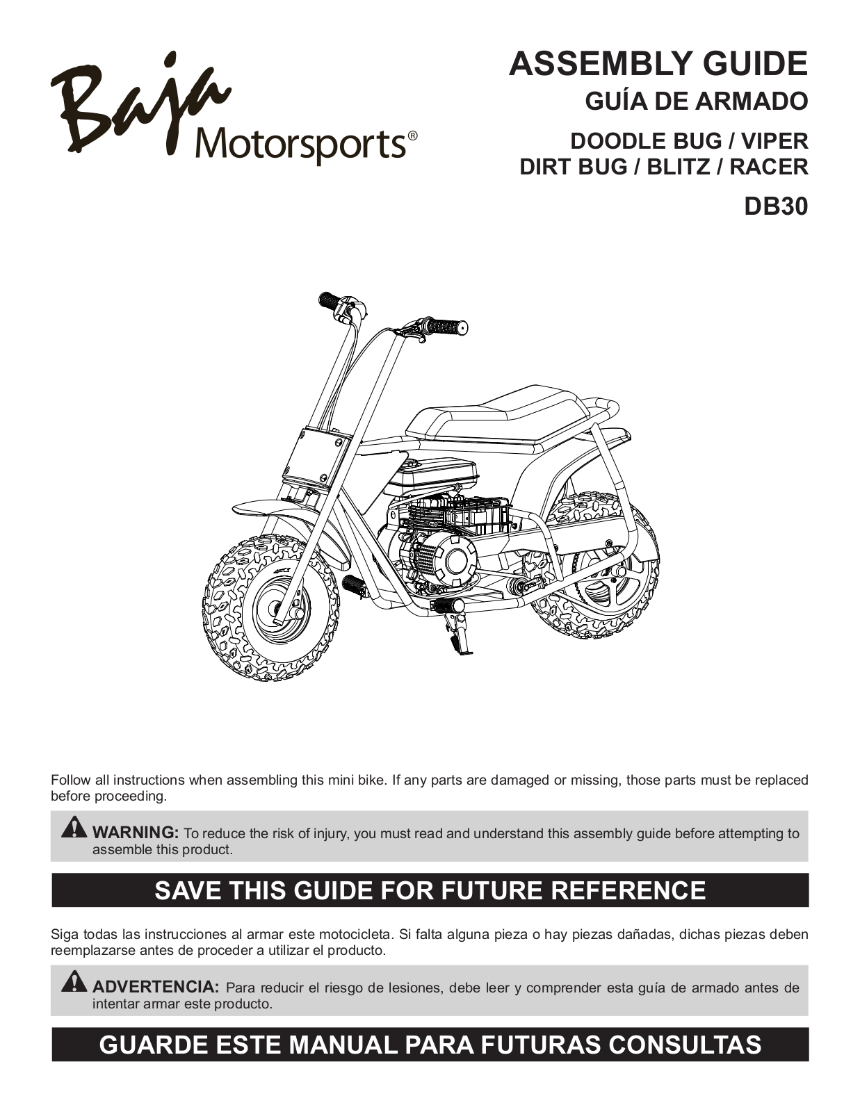 Baja Motorsports DB30 Assembly Guide