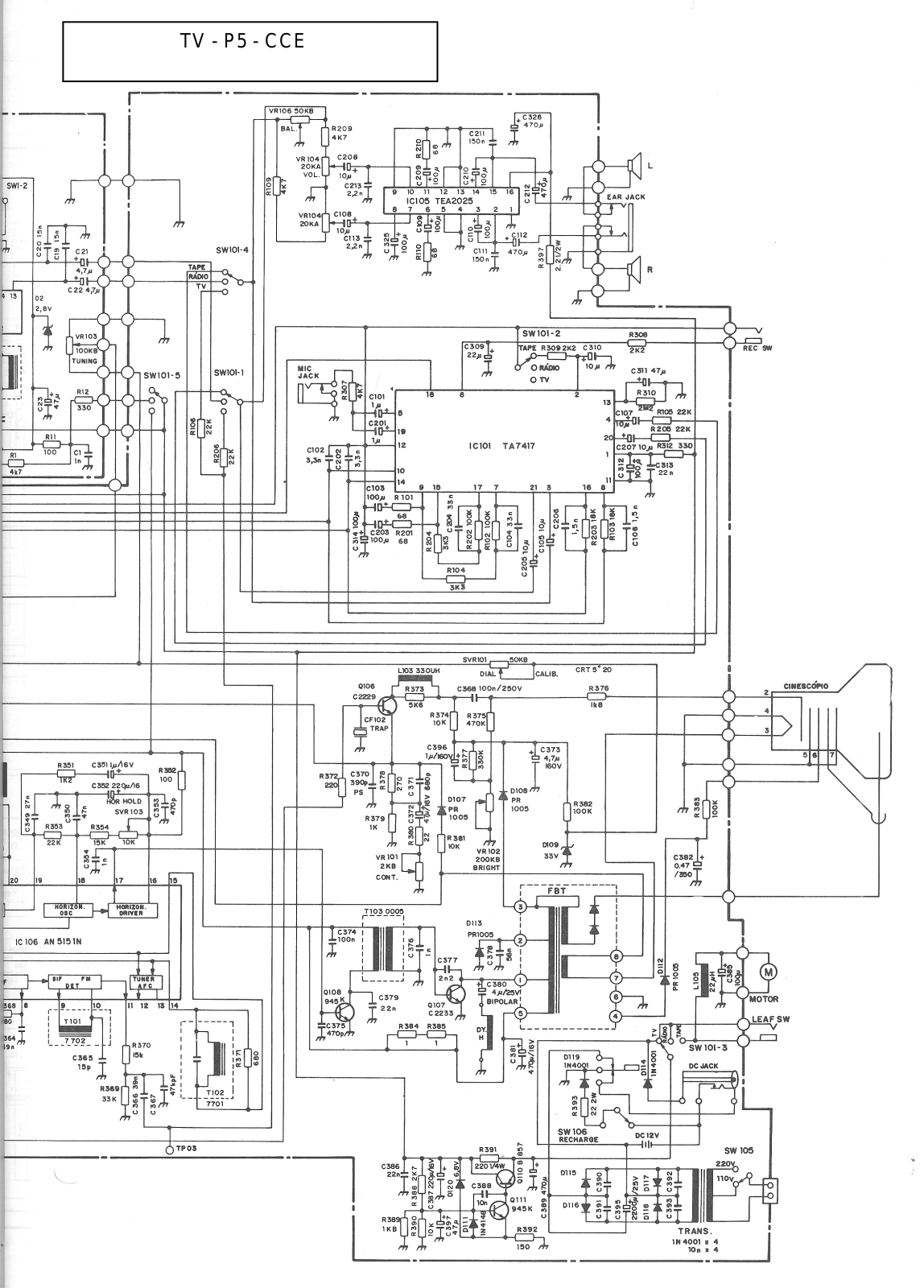 AIWA TP 5 Service Manual