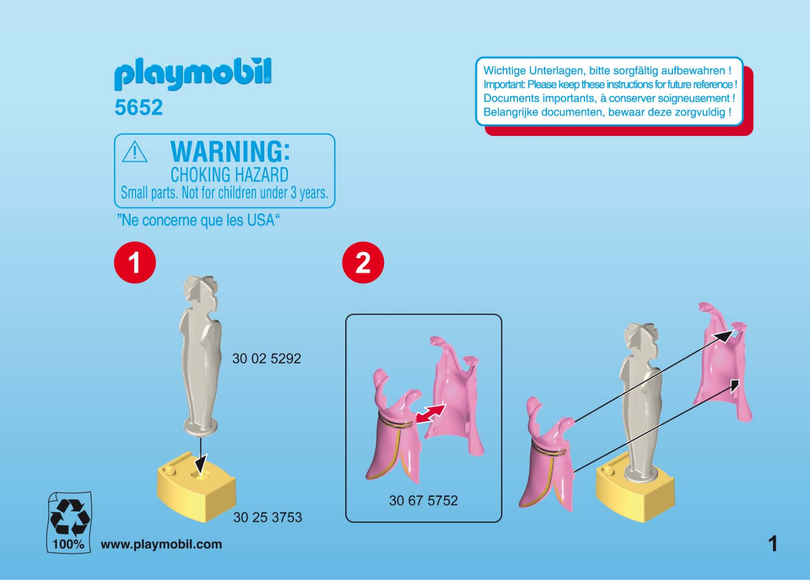 Playmobil 5652 Instructions