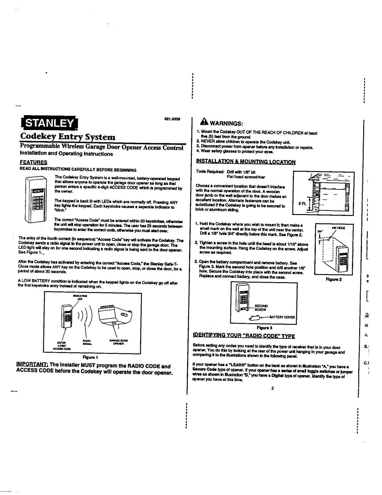 The Whistler Group 101T User Manual