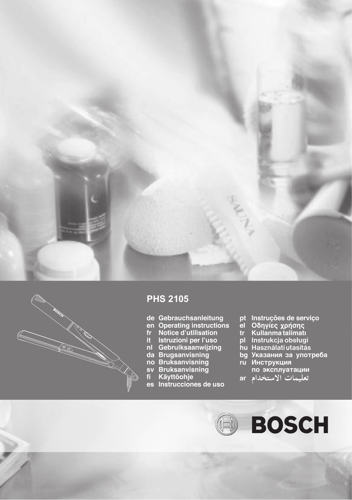 Bosch PHS 2105 User Manual