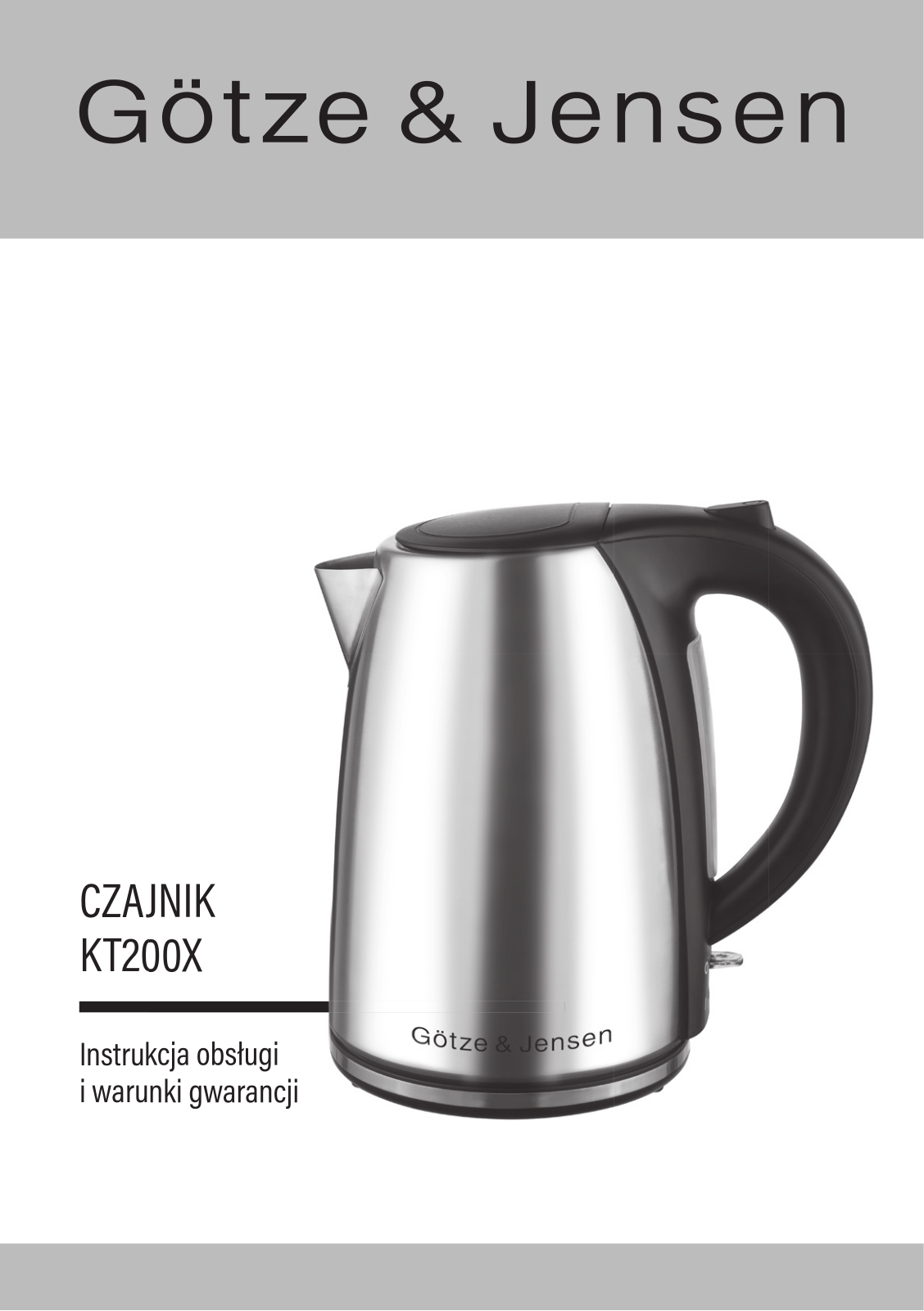 GOTZE & JENSEN KT200X User guide - ManualMachine.com
