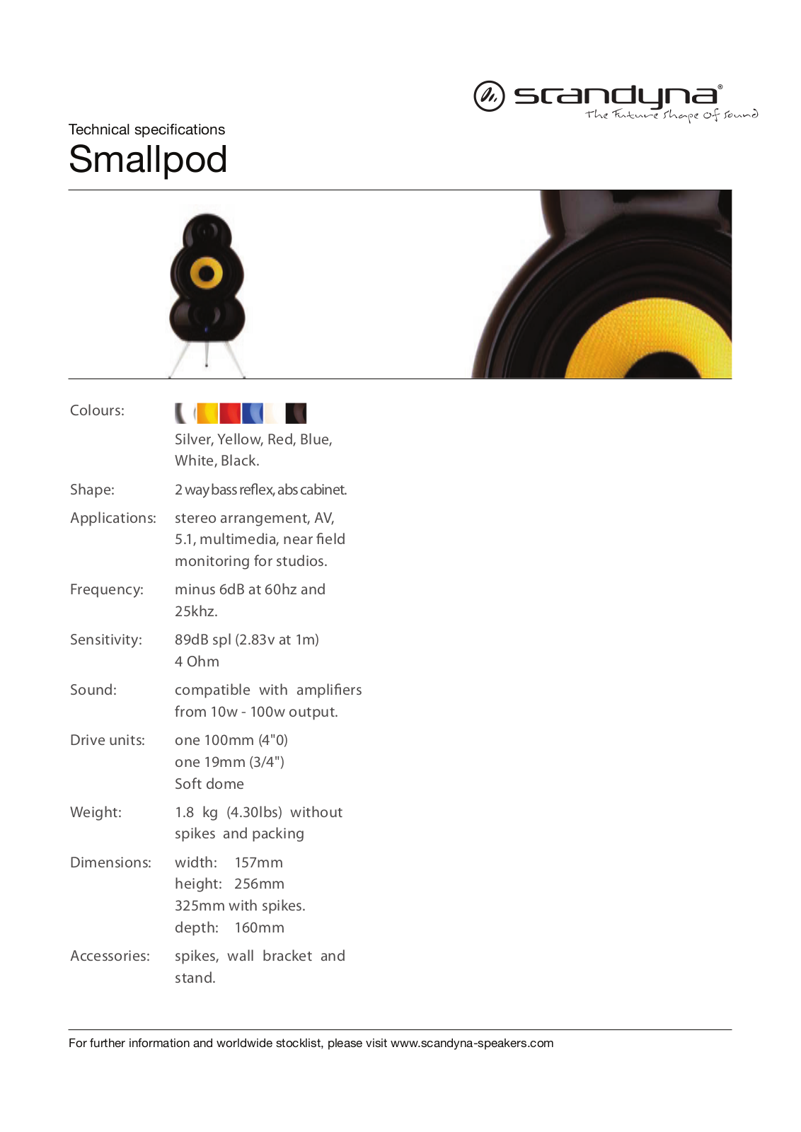 Podspeakers SMALLPOD User Manual