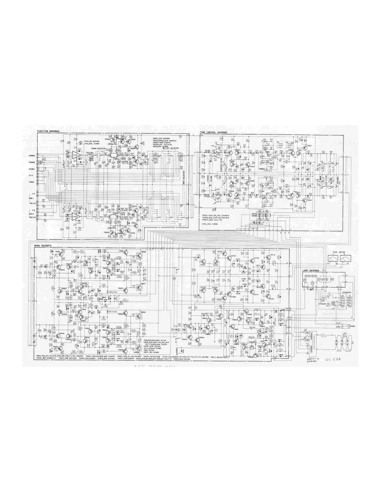 YAMAHA CA810, PW810 Diagram