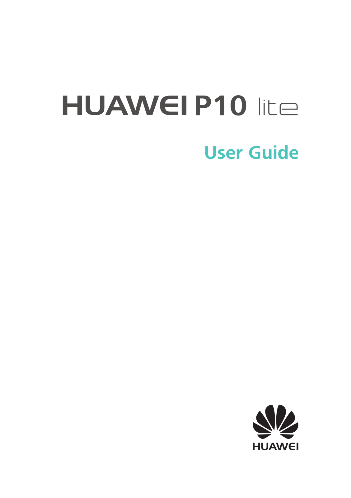 Huawei P10 Lite Instruction Manual