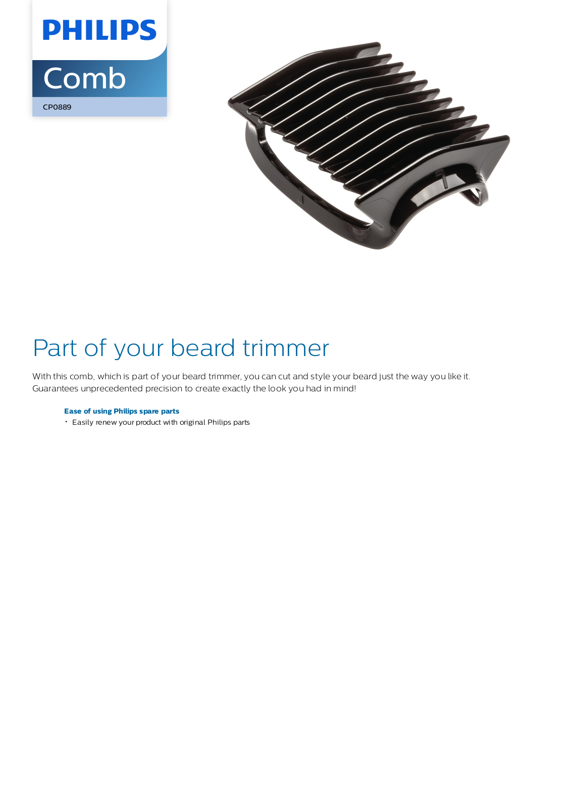 Philips CP0889/01 leaflet - ManualMachine.com