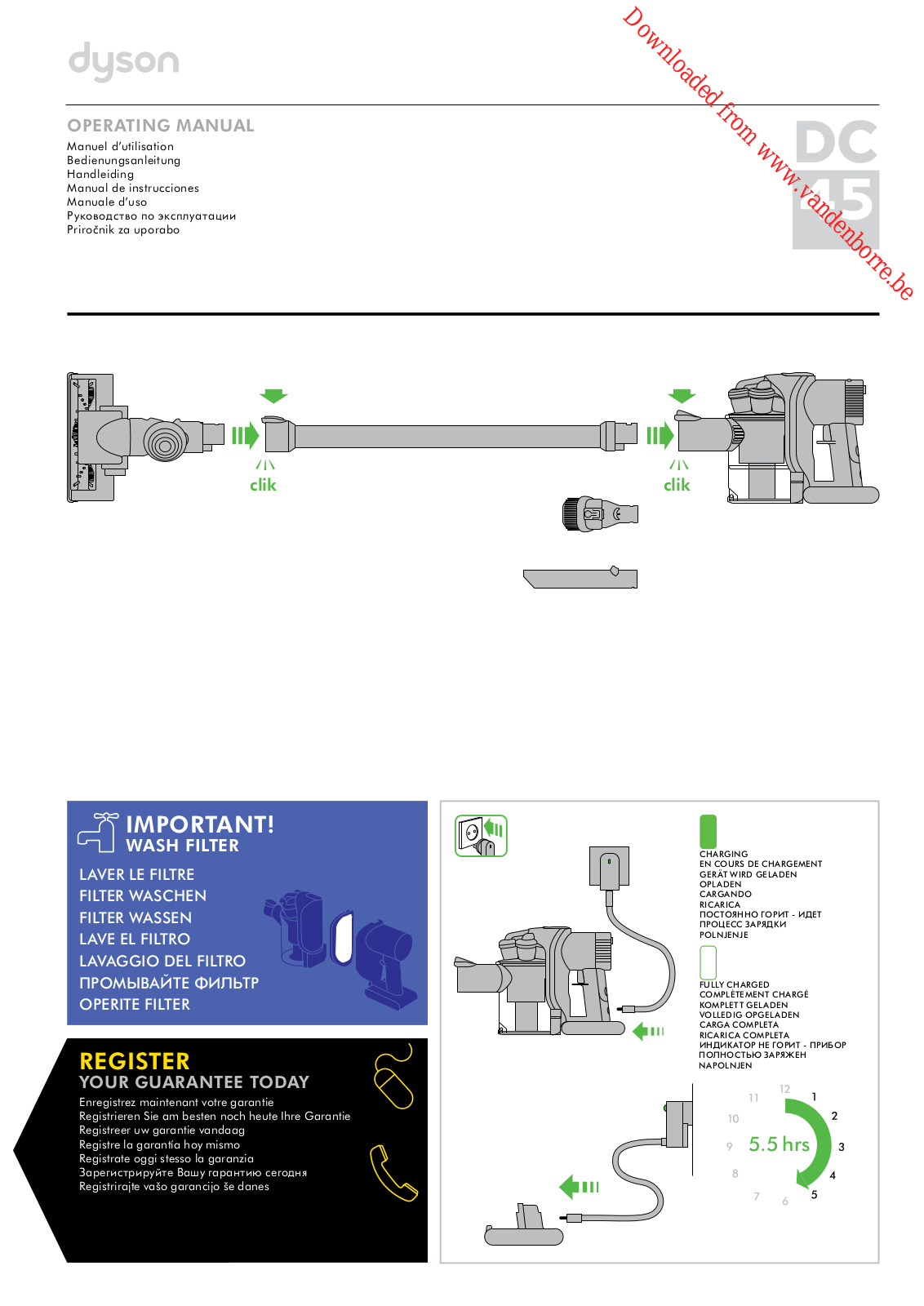 Dyson DC45 User Manual