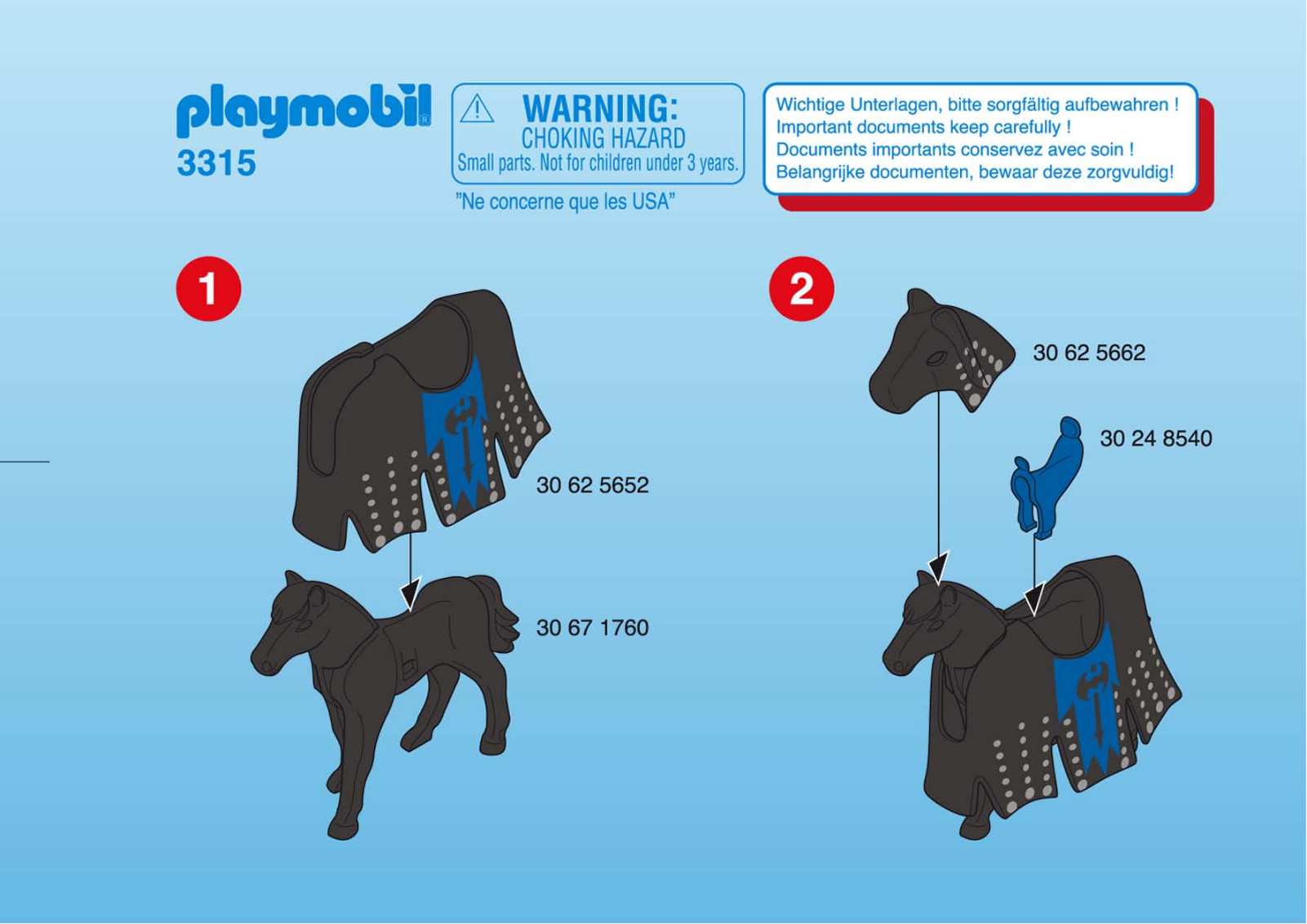 Playmobil 3315 Instructions