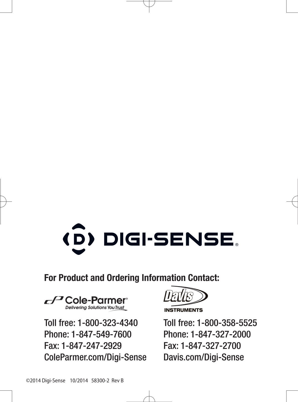 Digi-Sense 35625-40 Instruction Manual