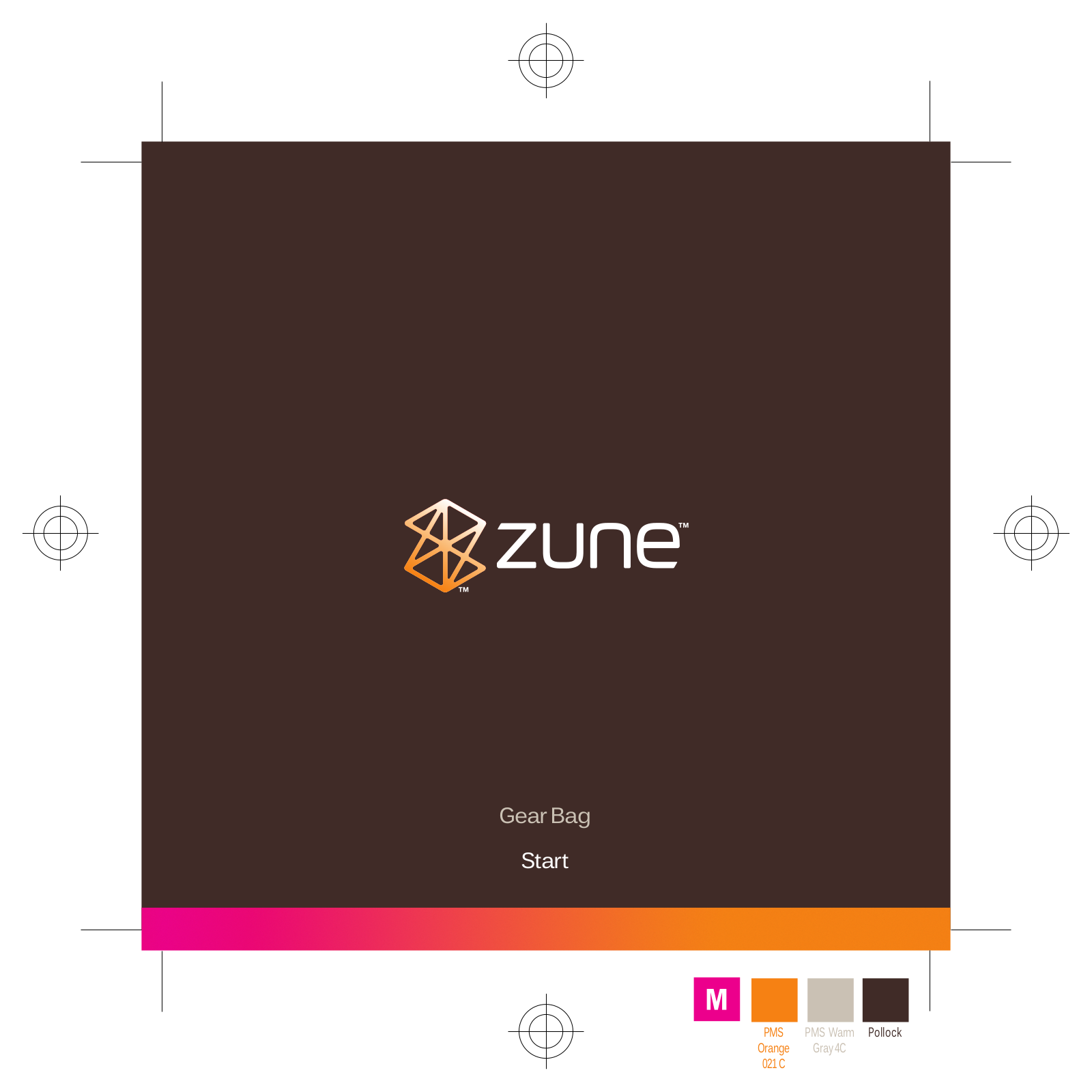 ZUNE Gear Bag start guide