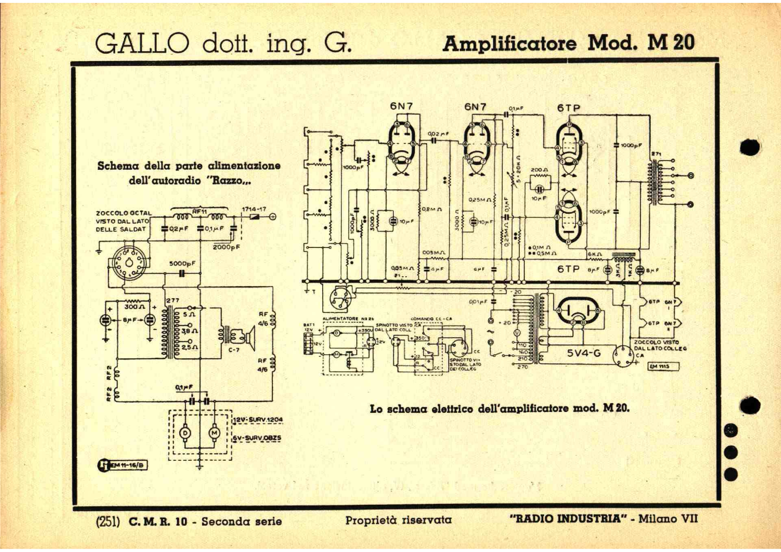 Gallo G m20 schematic