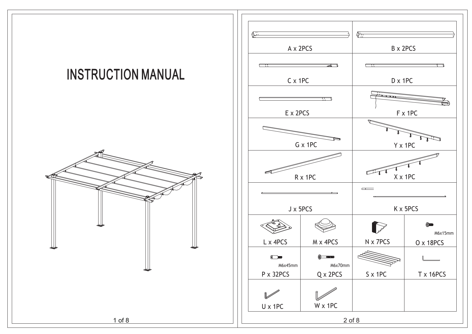 golden yard FSCE1183 Installation & Assembly - ManualMachine.com