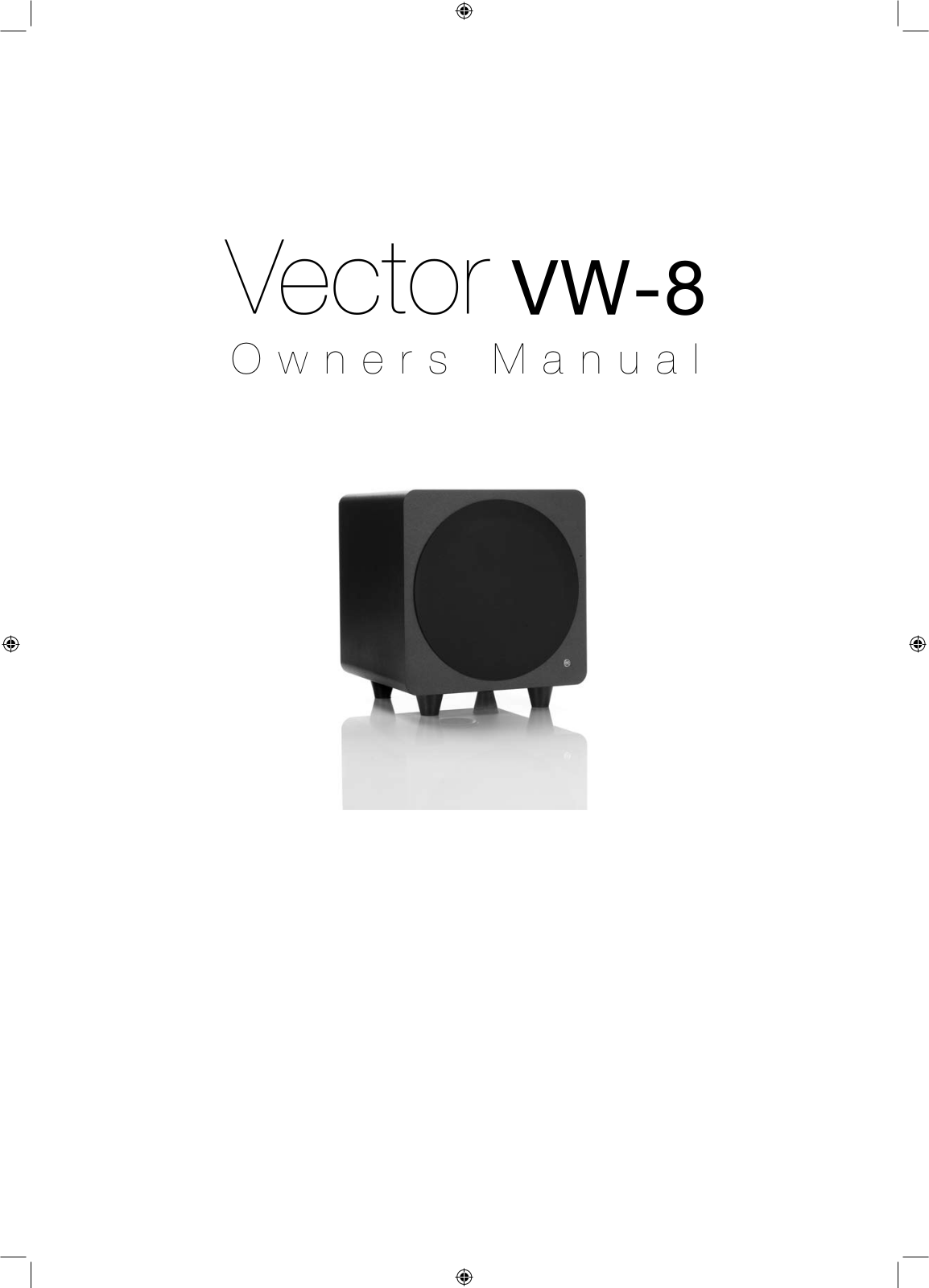 Vector VW-8 User Manual