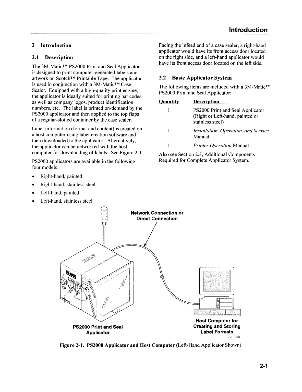 3M PS2000 User Manual