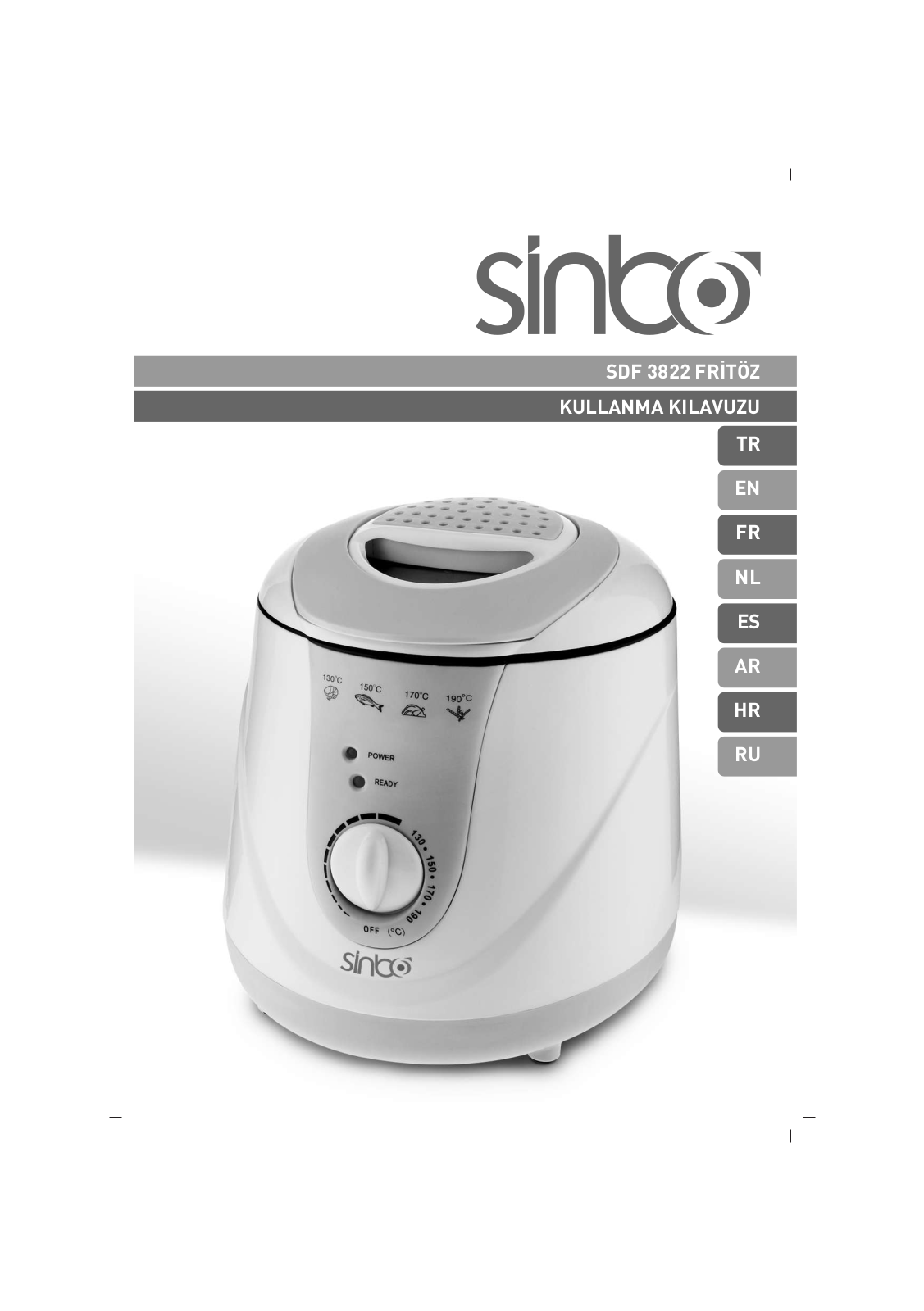 Sinbo SDF 3822 User Manual