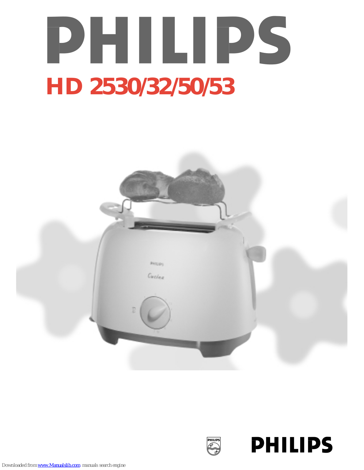 Philips HD2553/60, HD2553/31, HD2532/60, HD2532/80, HD2532/90 User Manual