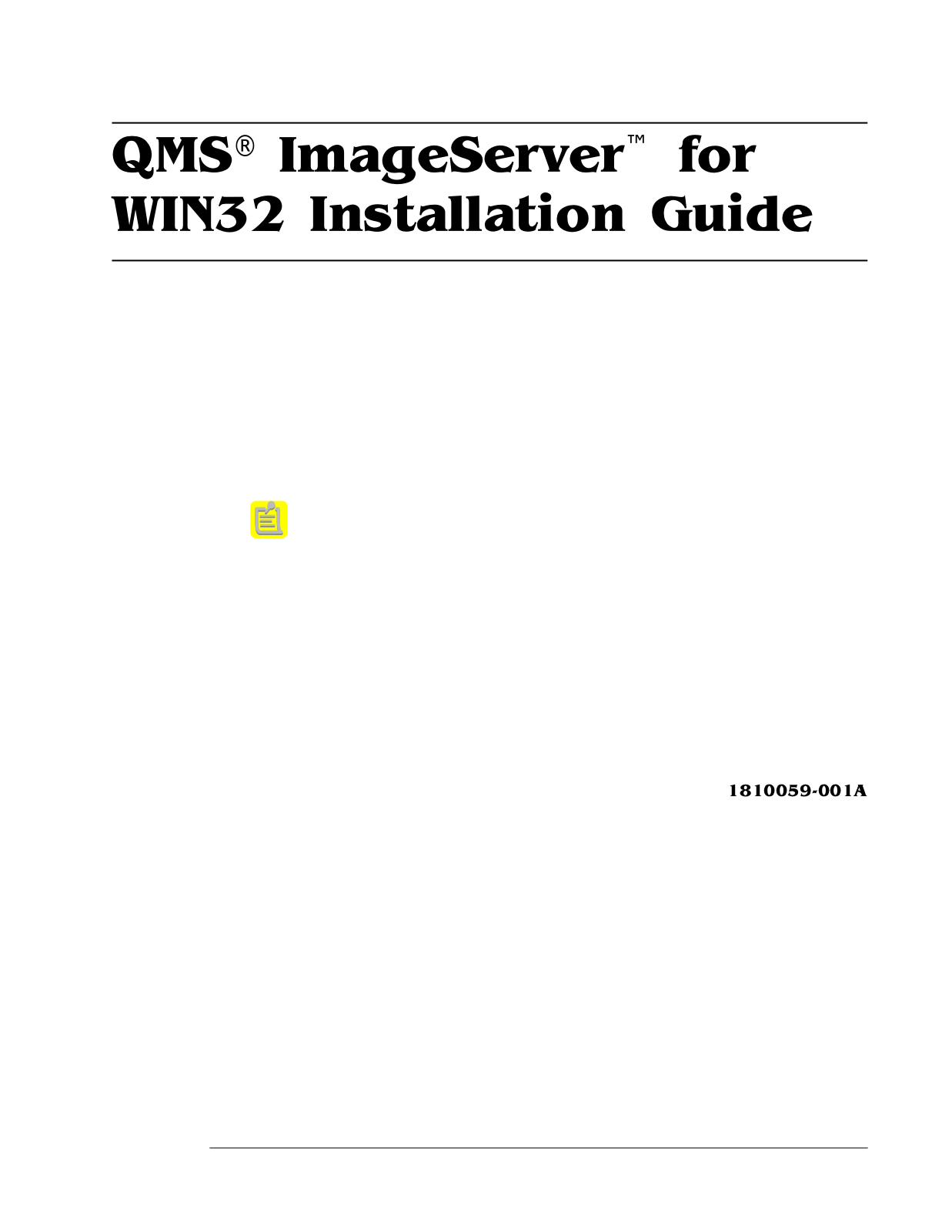 KONICA MINOLTA imageserver Installation Guide