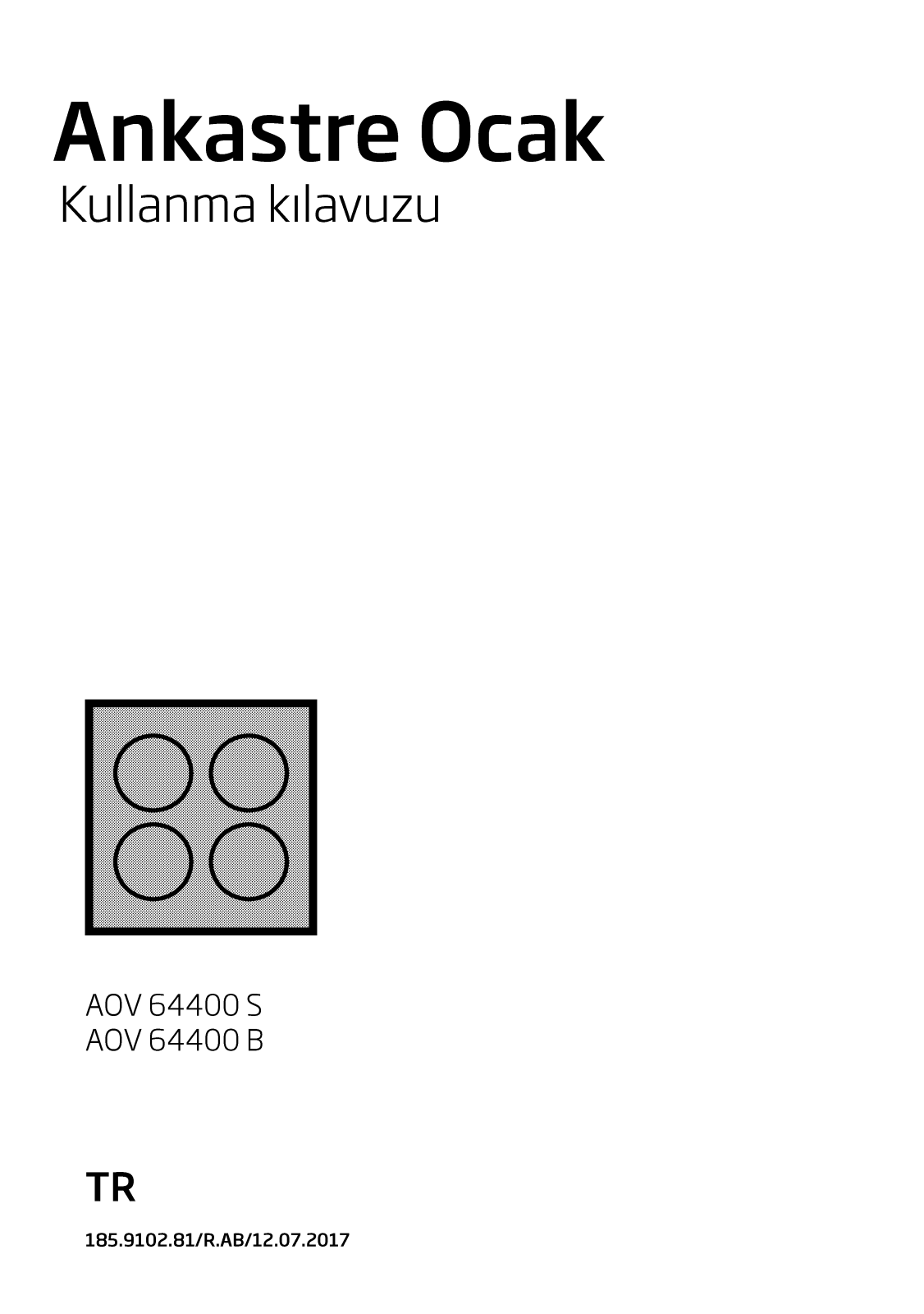 Beko AOV 64400 B User manual