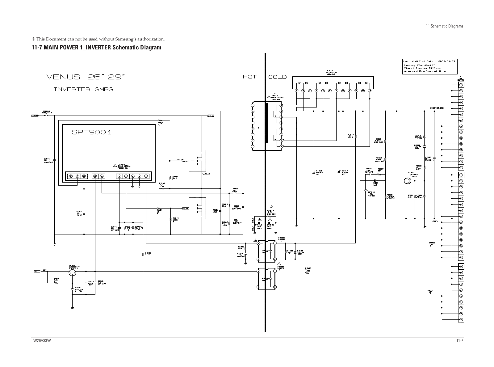 Samsung BN41-00414A, BN94-00443F Schematic