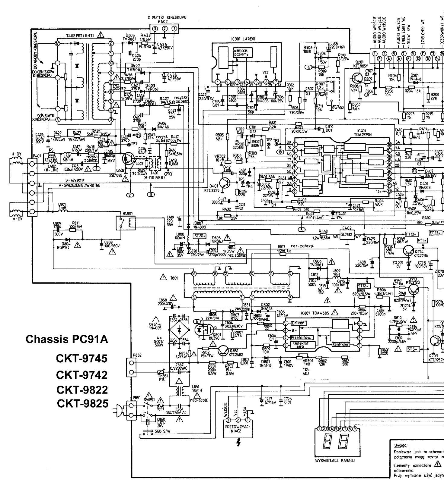 Goldstar PC91A Schematic