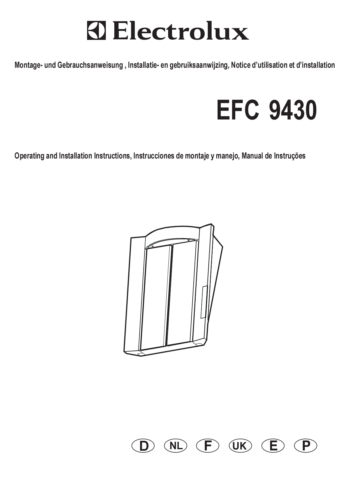 electrolux EFC9430 User Manual