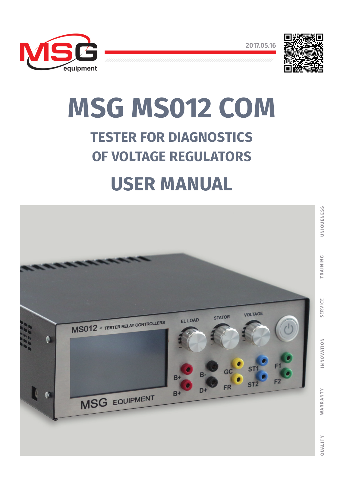 MSG MS012 COM User Manual - ManualMachine.com