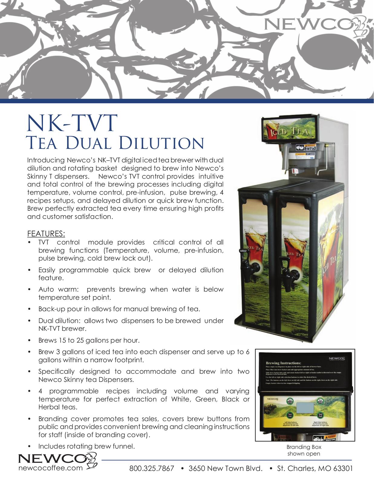 Newco NK-TVT User Manual