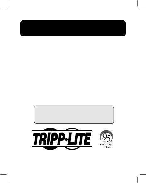 Tripp Lite U280-Q01ST-BK Quick Start Guide