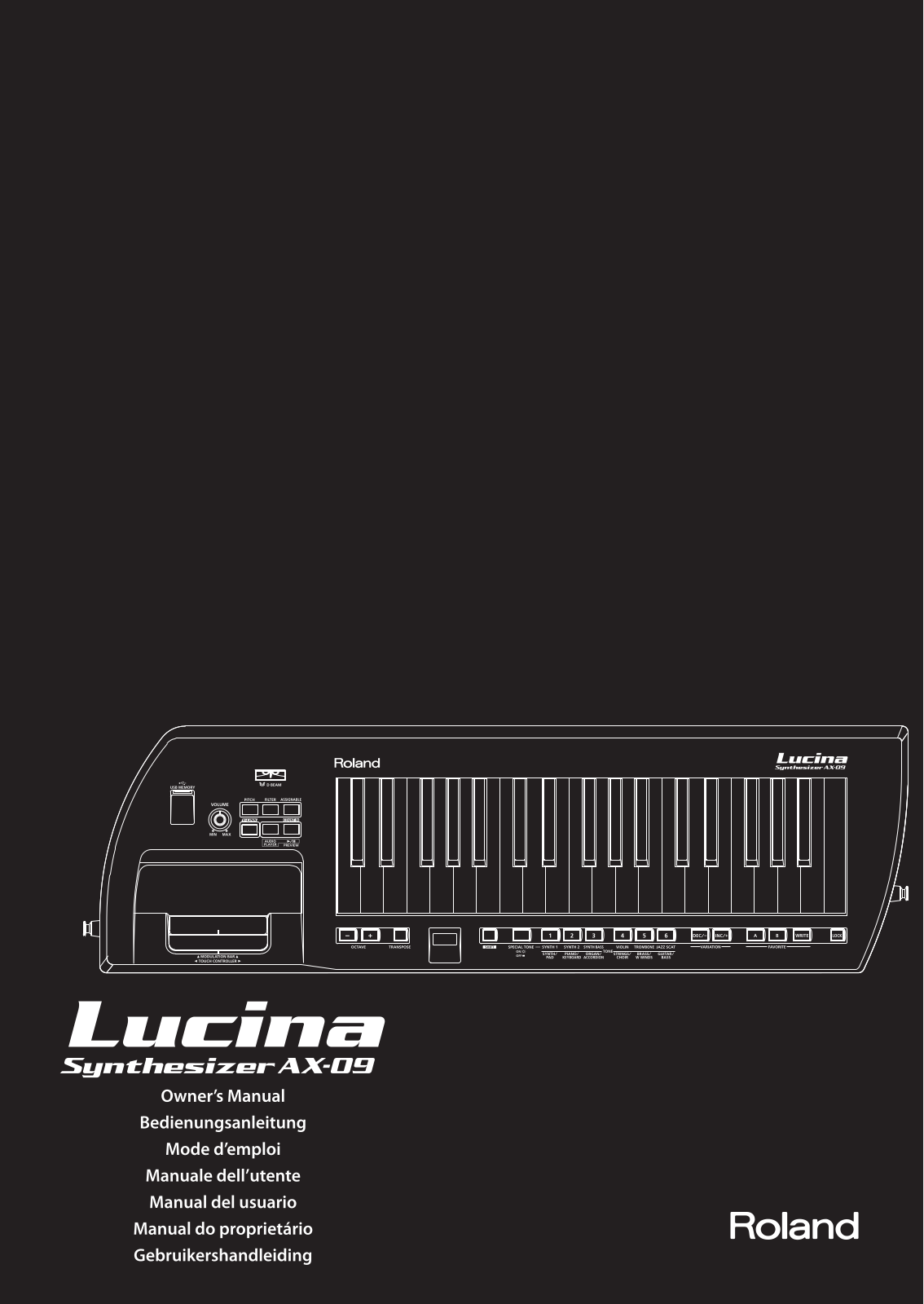 Roland LUCINA AX-09 User Manual