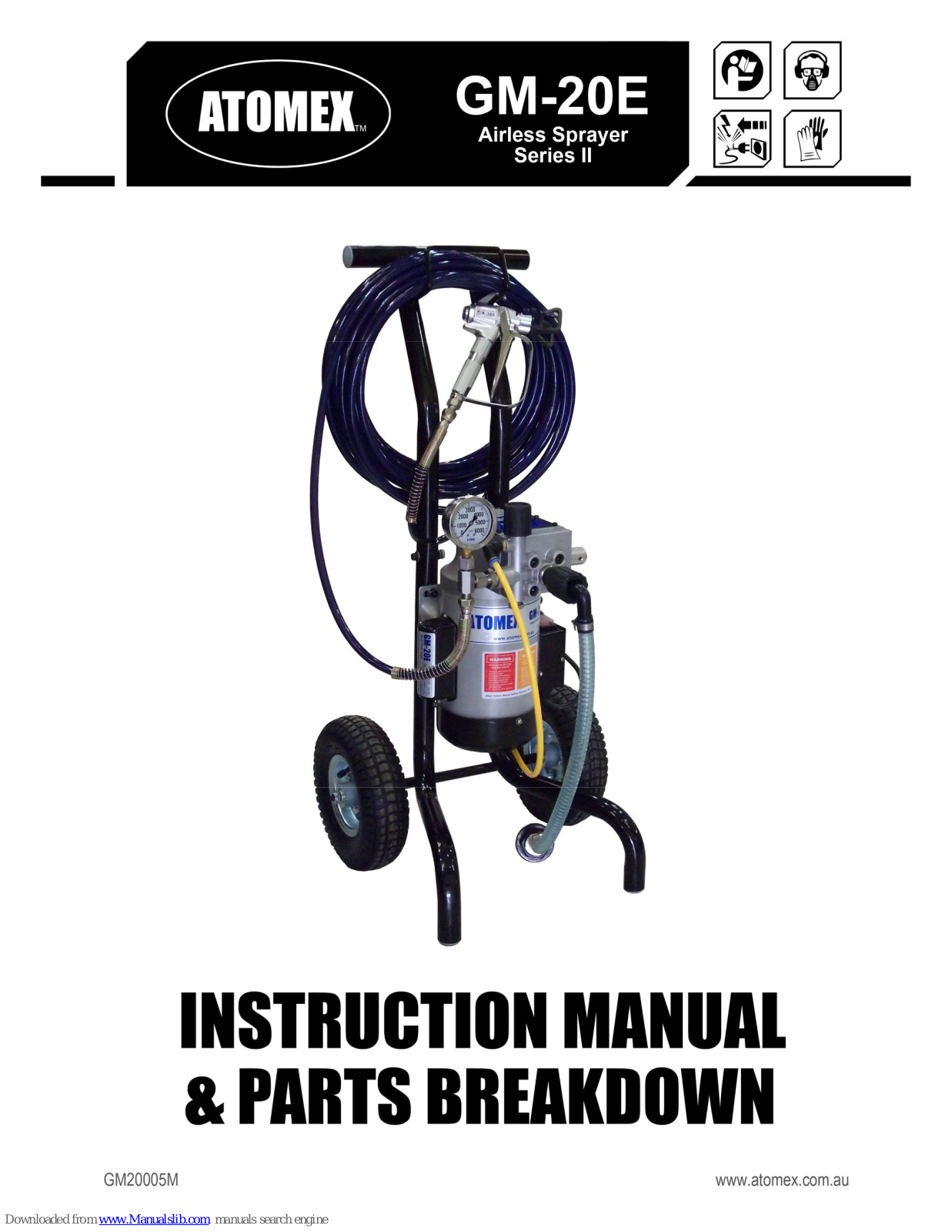 Atomex GM-20E Instruction Manual